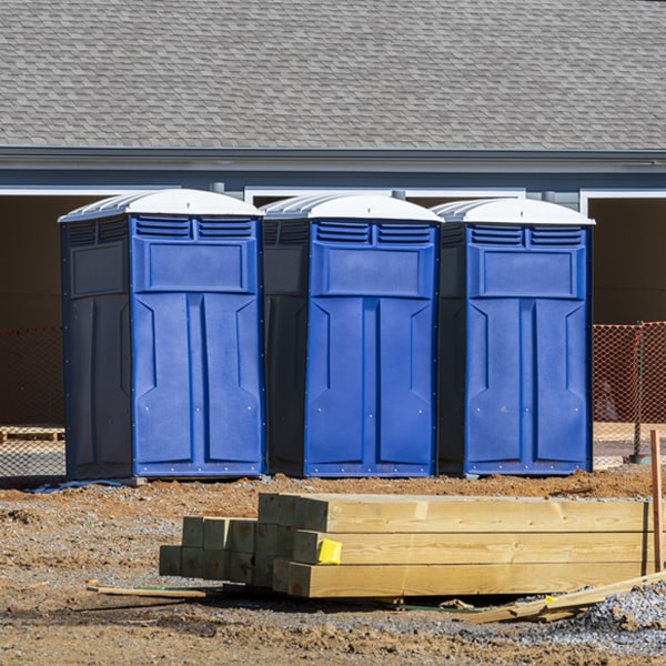 what is the expected delivery and pickup timeframe for the porta potties in Henefer Utah